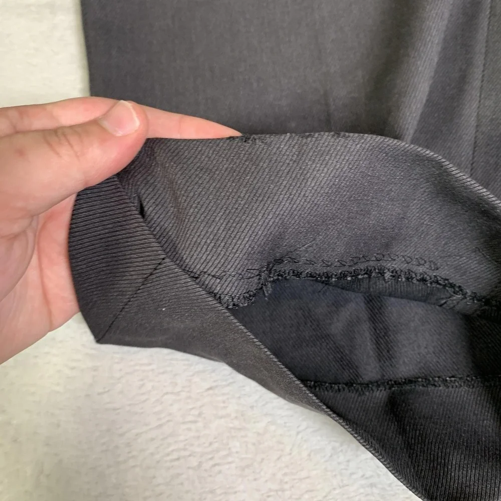 Canali Proposta Pants Mens 40x30 (Tag IT 58) Gray Wool Dress Classic Italy FLAWS